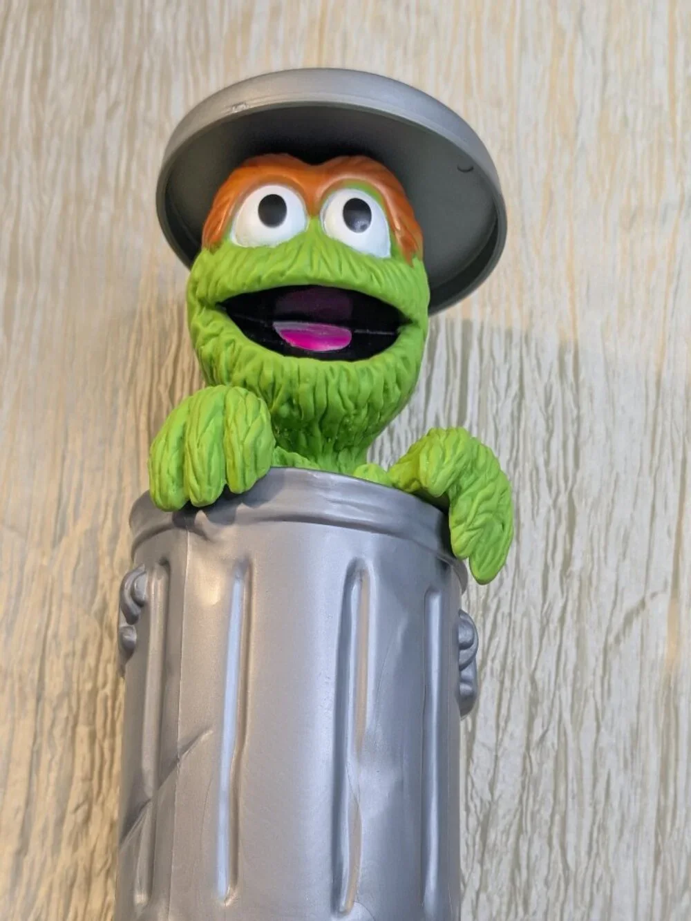 Oscar The Grouch Don't Tip The Trash Can Sesame Street Game 1988 Lewco Complete